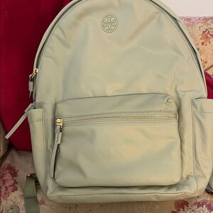 Tory Burch Sage Green Backpack